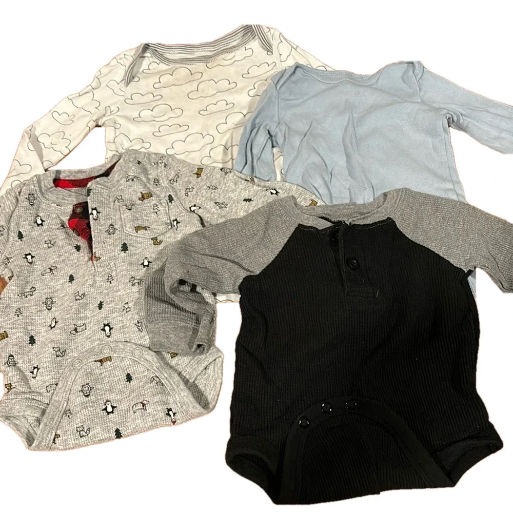 4 long sleeve Onesies-